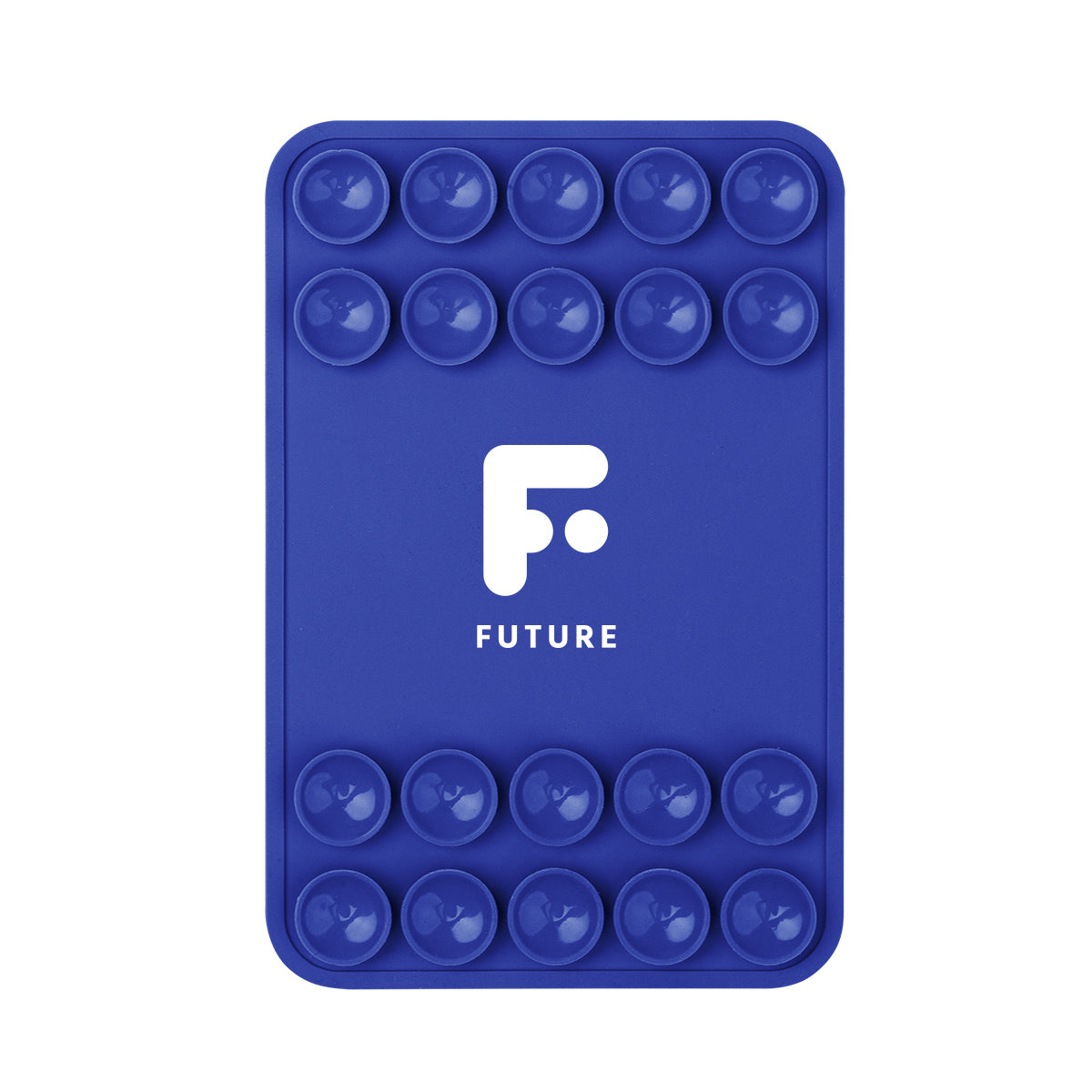 Silicone Suction-Cup Phone Mount, Magnetic - Royal Blue - Pad Print