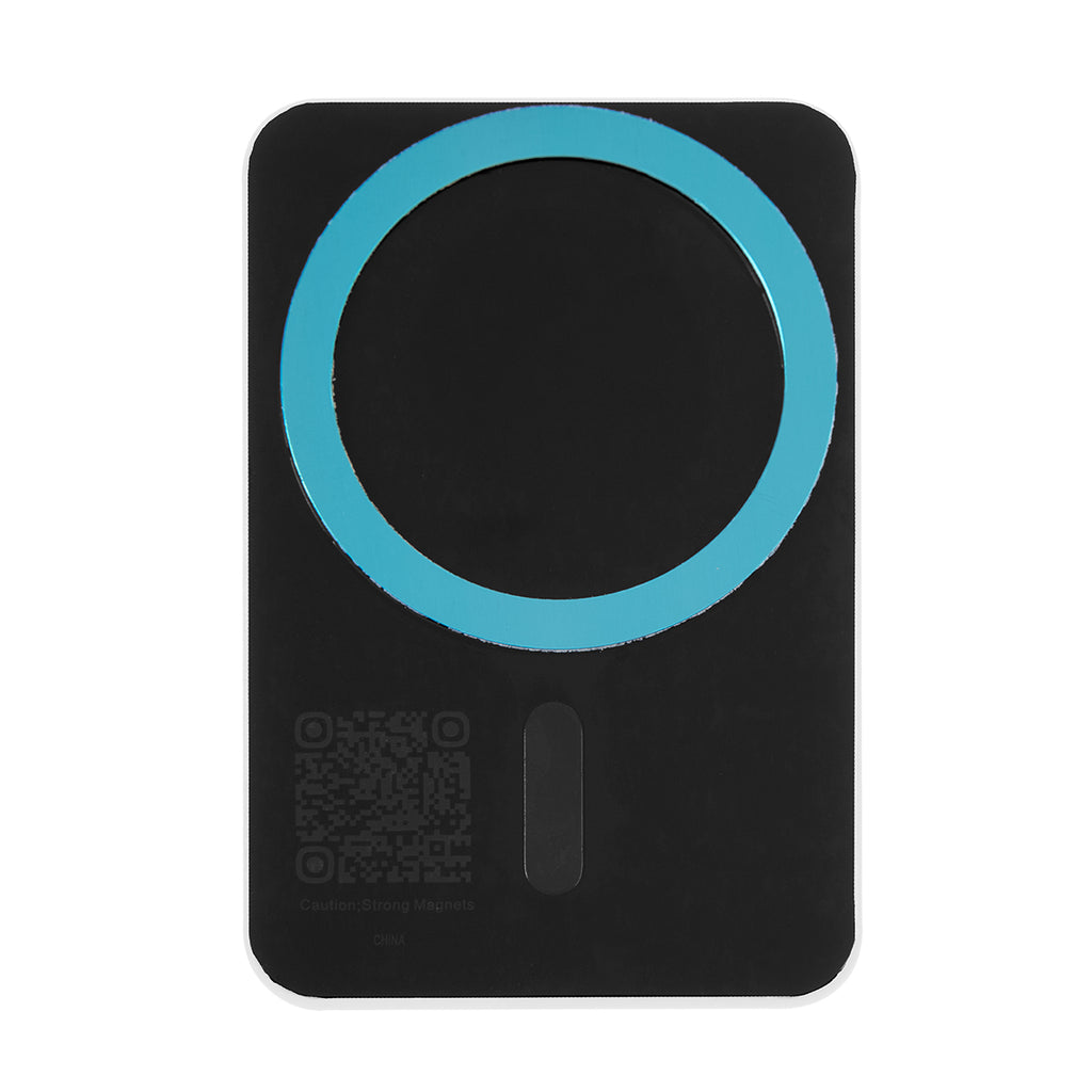 Silicone Suction-Cup Phone Mount, Magnetic - White - Back