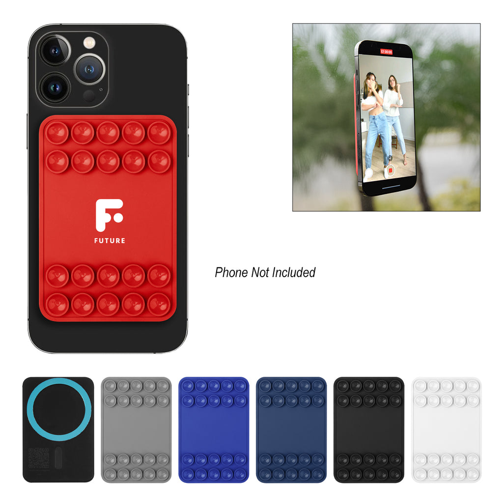 Silicone Suction-Cup Phone Mount, Magnetic