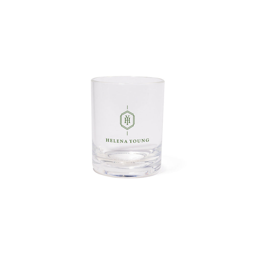 Silipint Crystal Clear Silicone Rocks Glass, 12 oz - Silk Screen