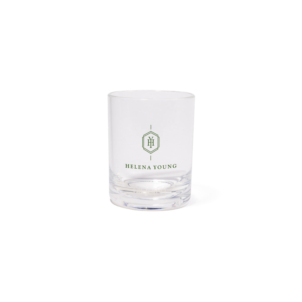 Silipint Crystal Clear Silicone Rocks Glass, 12 oz - Silk Screen