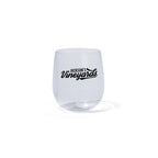 Silipint Crystal Clear Silicone Wine Glass, 12 oz - Clear - Silk Screen