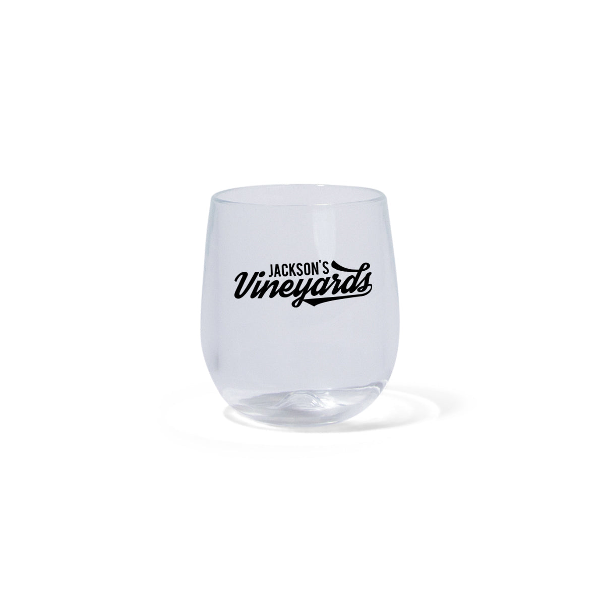 Silipint Crystal Clear Silicone Wine Glass, 12 oz - Clear - Silk Screen