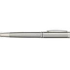 Silver Recycled Stainless Steel Rollerball with Chrome Trim - Silver - Right Side 2