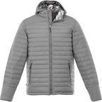 Silverton Packable Puffer Jacket for Men Embroidery - Quarry - Front Flat