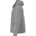 Silverton Packable Puffer Jacket for Men Embroidery - Quarry - Left Side