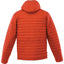 Silverton Packable Puffer Jacket for Men Embroidery - Saffron - Back Flat