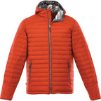 Silverton Packable Puffer Jacket for Men Embroidery - Saffron - Front Flat
