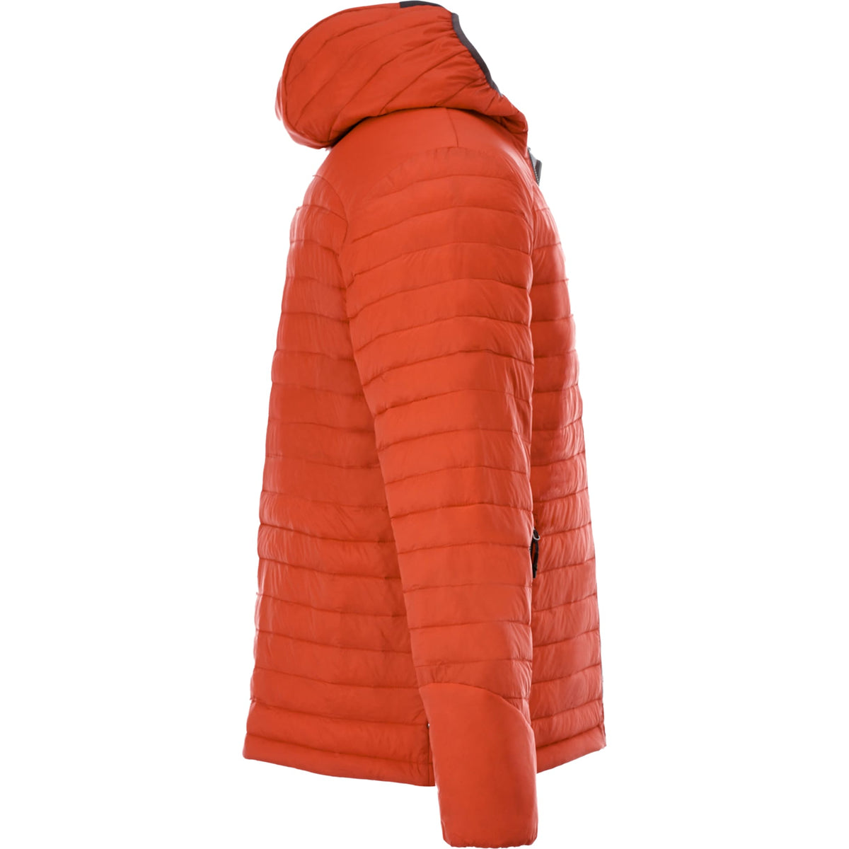 Silverton Packable Puffer Jacket for Men Embroidery - Saffron - Right Side