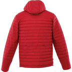 Silverton Packable Puffer Jacket for Men Embroidery - Team Red - Back Flat