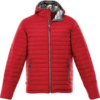 Silverton Packable Puffer Jacket for Men Embroidery - Team Red - Front Flat
