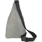 Simple Sling Pack in Recycled 210D Polyester - Gray - Back
