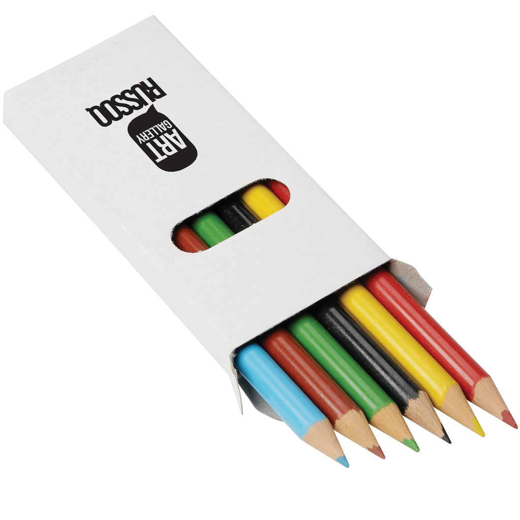 Sketchi Colored Pencil Set in Paper Box, 6 Pieces - White - Photo