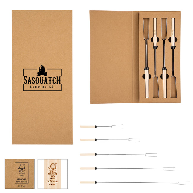 Skewer Set for Hot Dogs and S'Mores