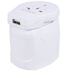 Skross PRO World Travel Adapter with USB Charger - White - Bottom