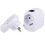 Skross PRO World Travel Adapter with USB Charger - White - Left Angle 5