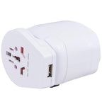 Skross PRO World Travel Adapter with USB Charger - White - Right Angle 8
