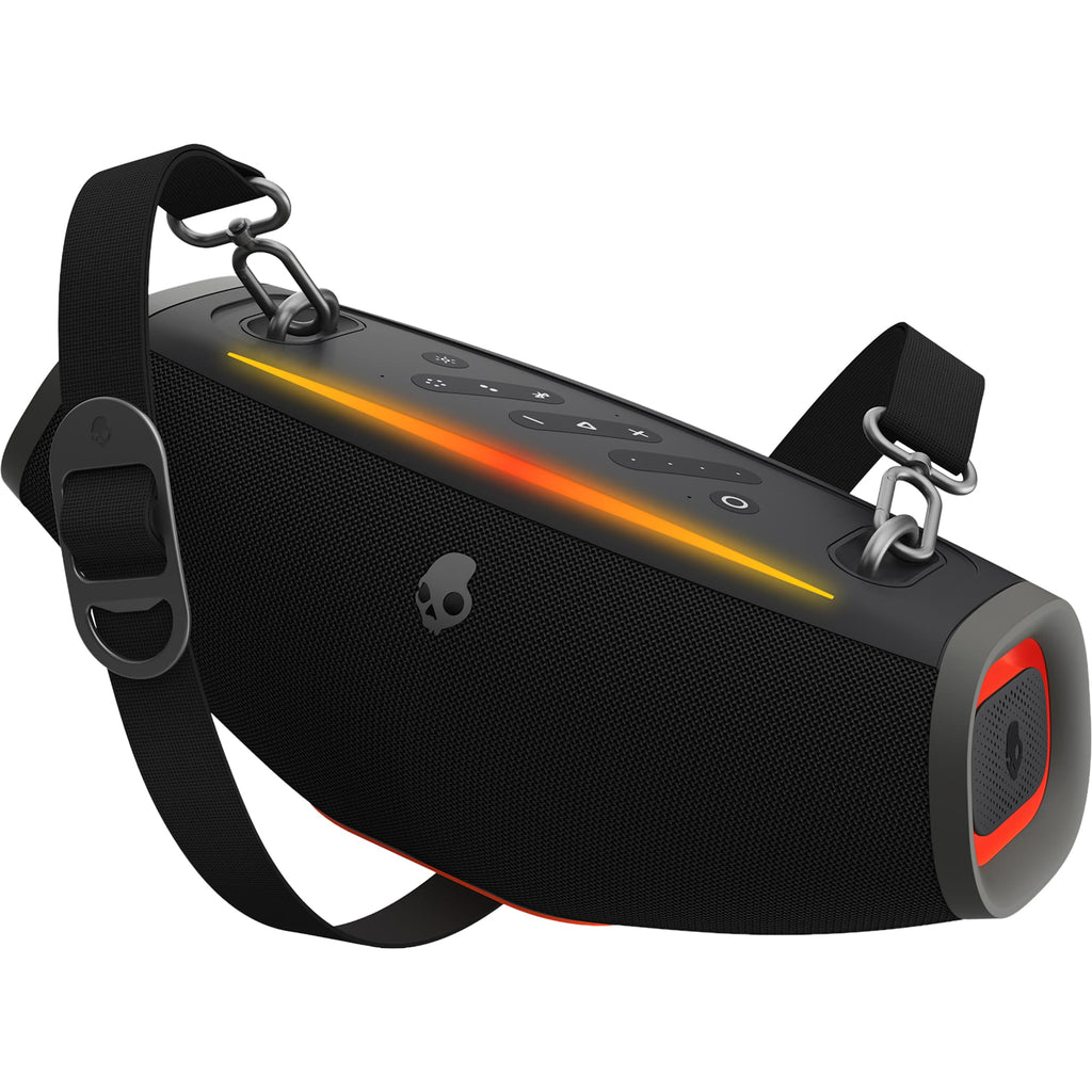 Skullcandy Barrel Mini Party Speaker with Light Show Embroidery - Black - Left Angle 2