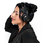 Skullcandy Cassette Wireless On-Ear Headphones - Black - Left Side On Model