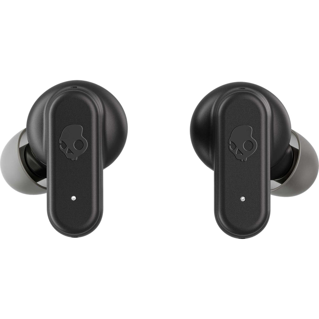 Skullcandy Dime Evo Wireless Earbuds with Clip Case Full Color - Black - Front 4