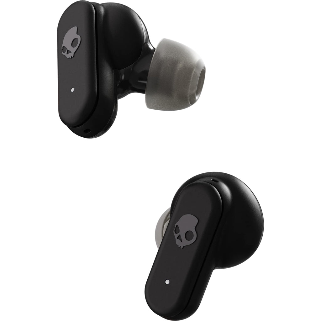 Skullcandy Dime Evo Wireless Earbuds with Clip Case Full Color - Black - Front 5