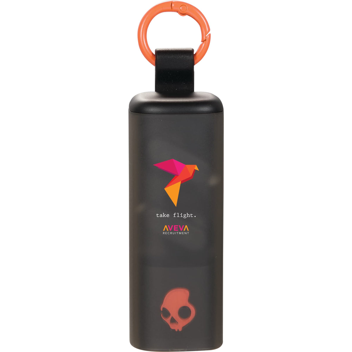 Skullcandy Dime Evo Wireless Earbuds with Clip Case Full Color - Black - Front