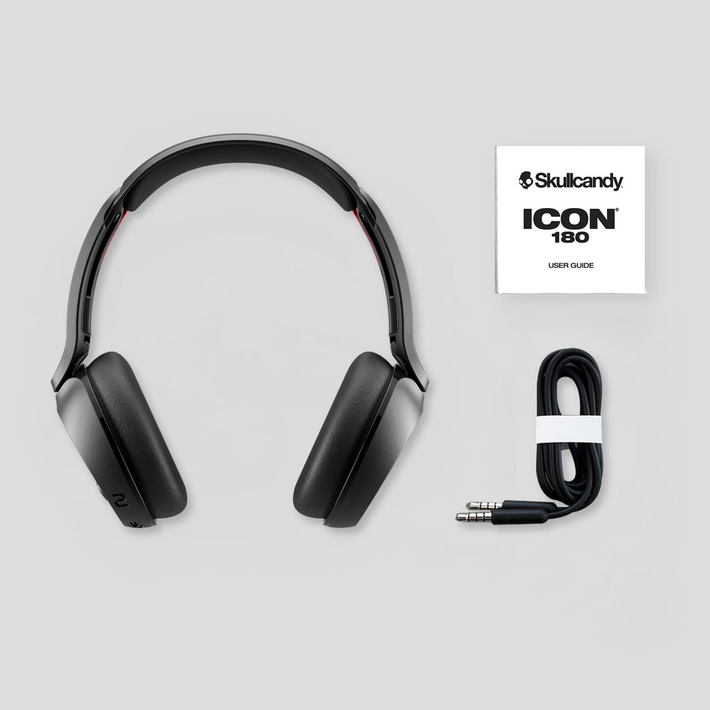 Skullcandy Icon 180 On-Ear Wireless Headphones - Black - Photo