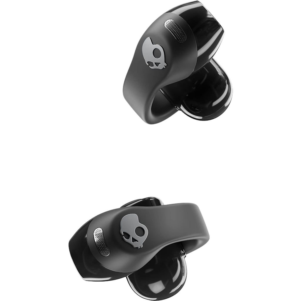 Skullcandy Push 720 Open Clip-On Wireless Earbuds Transfer - Black - Front 4