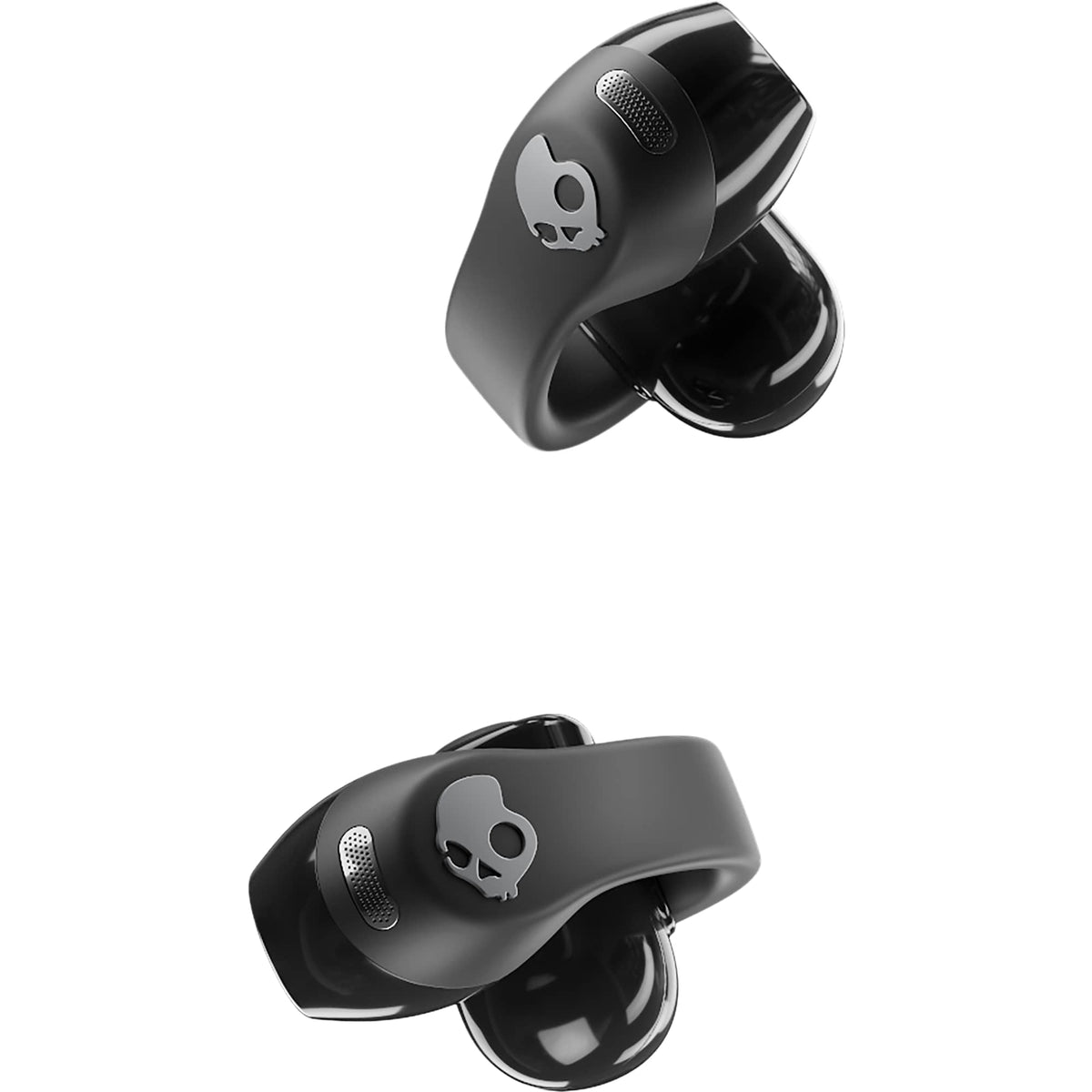 Skullcandy Push 720 Open Clip-On Wireless Earbuds Transfer - Black - Front 4