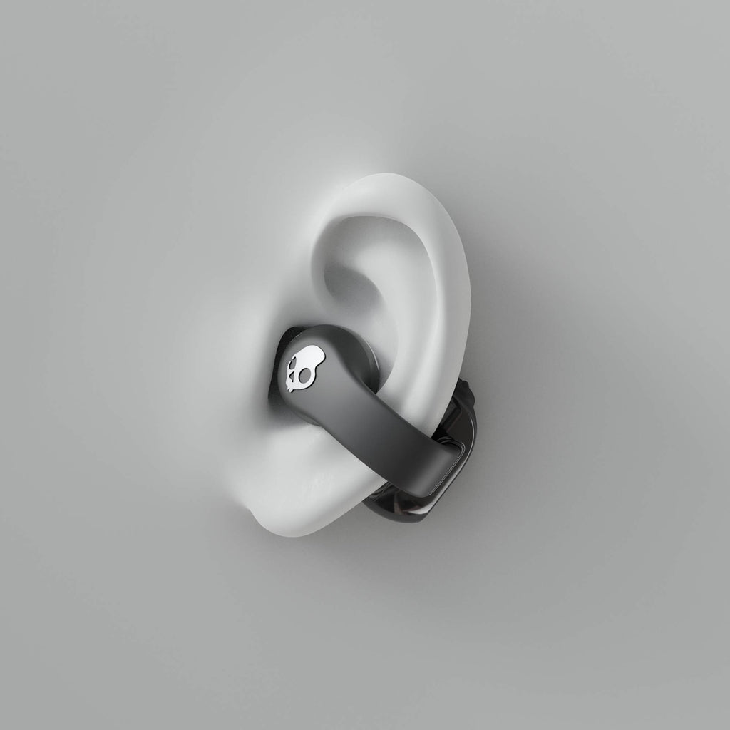 Skullcandy Push 720 Open Clip-On Wireless Earbuds Transfer - Black - Front Detail 2