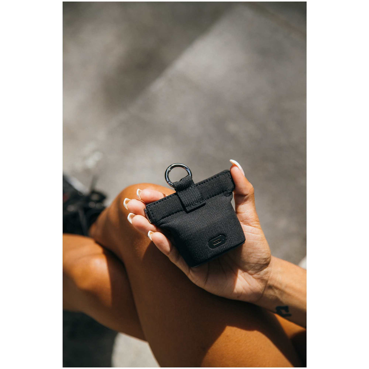 Skullcandy Push 720 Open Clip-On Wireless Earbuds Transfer - Black - Front Lifestyle