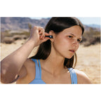 Skullcandy Push 720 Open Clip-On Wireless Earbuds Transfer - Black - Right Angle Lifestyle 3