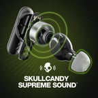 Skullcandy Smokin' Buds Wireless Earbuds in Recycled Plastic - Black - Front 3