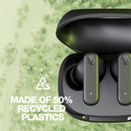 Skullcandy Smokin' Buds Wireless Earbuds in Recycled Plastic - Black - Front 6