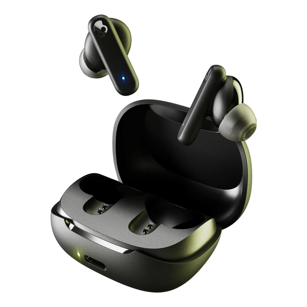 Skullcandy Smokin' Buds Wireless Earbuds in Recycled Plastic - Black - Left Angle