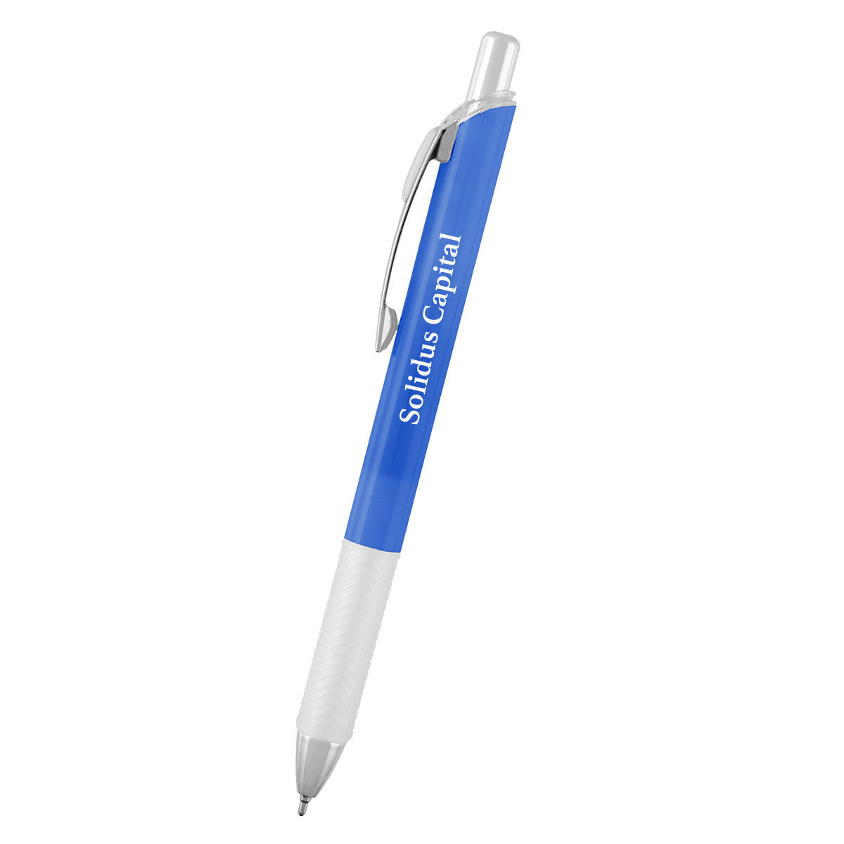 Skylar Sleek Write Pen in Recycled ABS - Blue - Silk Screen