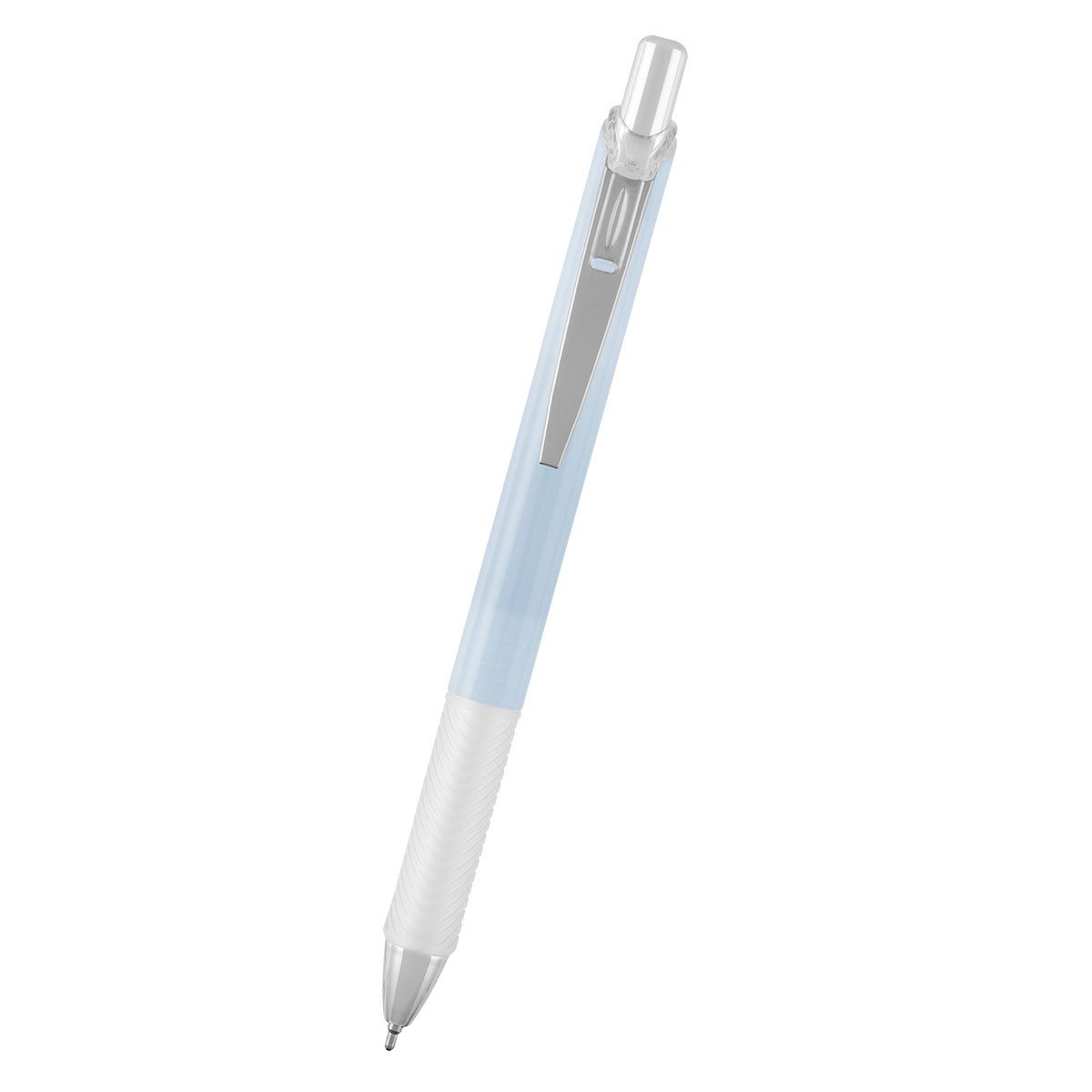 Skylar Sleek Write Pen in Recycled ABS - Light Blue - Front