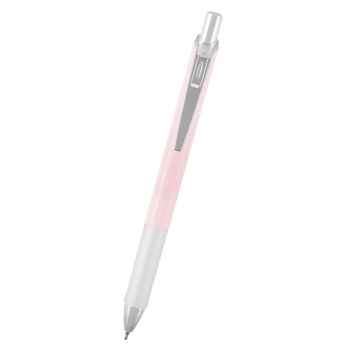 Skylar Sleek Write Pen in Recycled ABS - Light Pink - Front