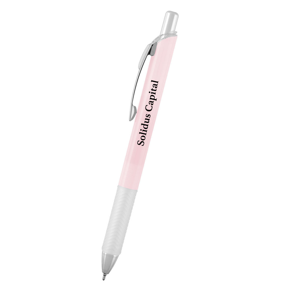 Skylar Sleek Write Pen in Recycled ABS - Light Pink - Silk Screen