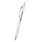 Skylar Sleek Write Pen in Recycled ABS - White - Silk Screen