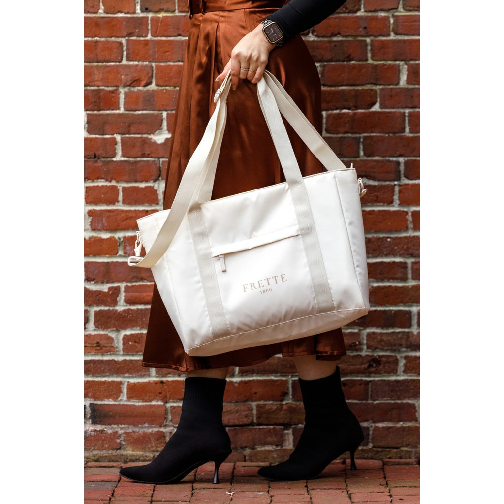 Skyler Recycled Work to Weekend Laptop Tote, 17 Inch Transfer - Birch - View 4