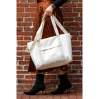 Skyler Recycled Work to Weekend Laptop Tote, 17 Inch Transfer - Birch - View 4