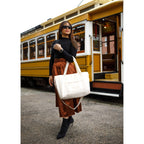 Skyler Recycled Work to Weekend Laptop Tote, 17 Inch Transfer - Birch - View 7