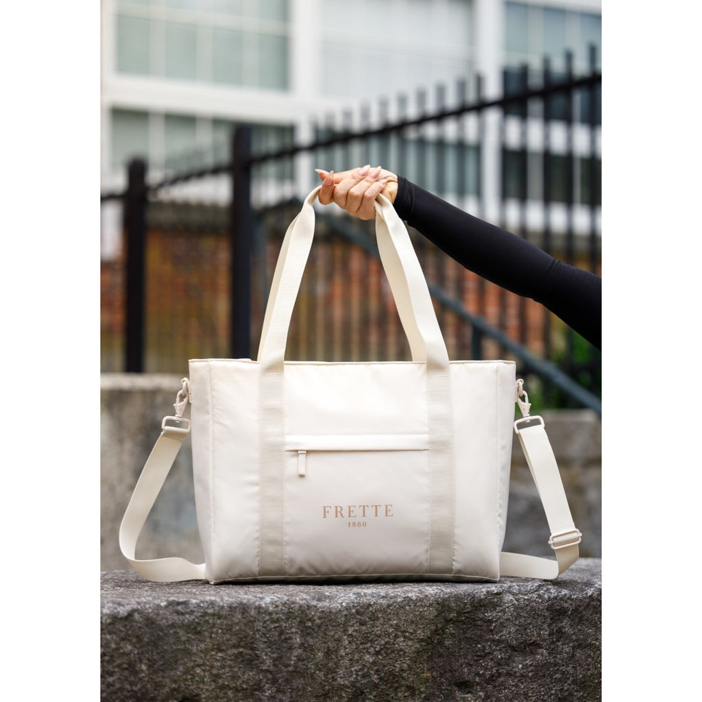 Skyler Recycled Work to Weekend Laptop Tote, 17 Inch Transfer - Birch - View 9