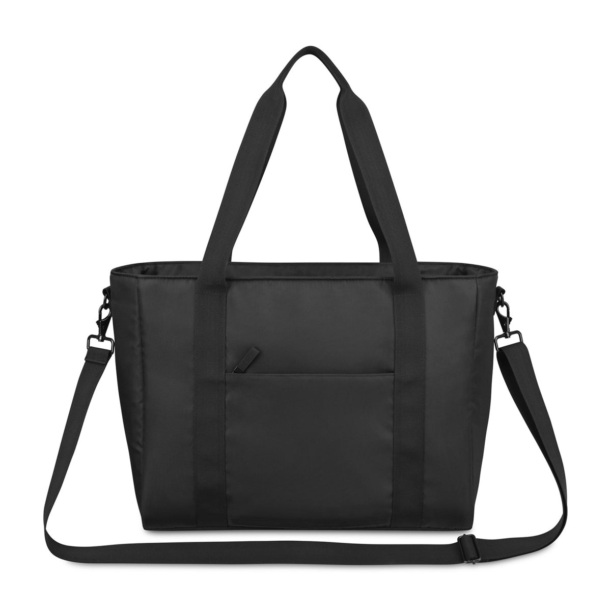Skyler Recycled Work to Weekend Laptop Tote, 17 Inch Transfer - Black - View 3