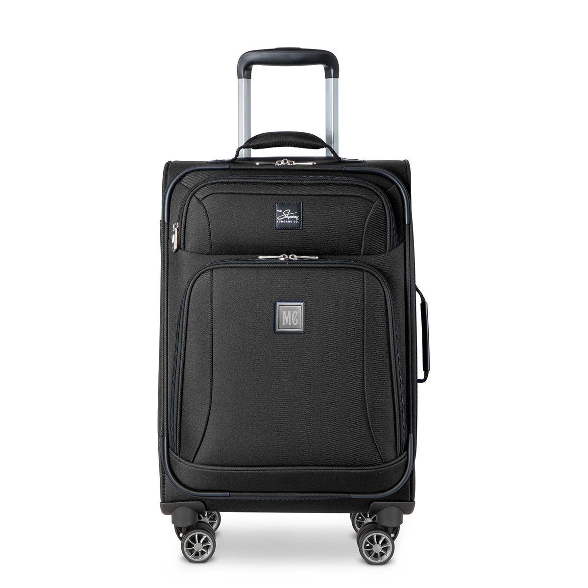 Skyway Epic Softside Carry-On Spinner, 20 Inch - Black - Laser Engraving