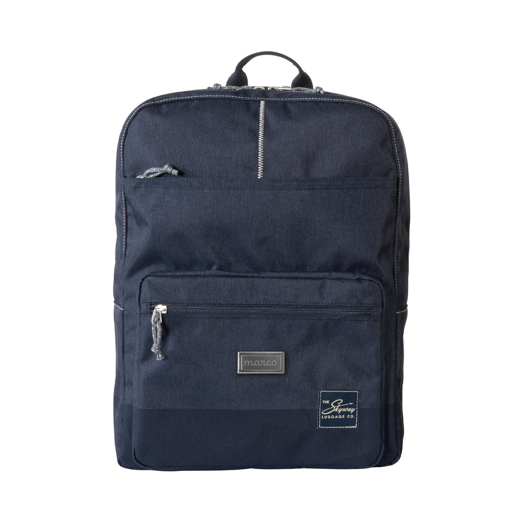 Skyway Simple Backpack, Rainier - Tahoe Blue - Laser Engraving