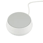 Sleep Sound Machine with 15W Wireless Charger - White - Left Angle 3