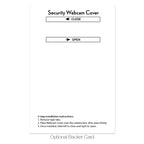 Sliding Webcam Cover on a Backer Card - Gray - Optional_Card_Blank