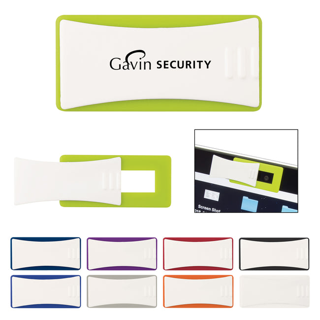 Sliding Webcam Cover on a Backer Card